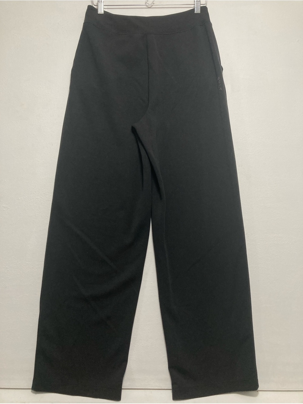 BYLT  Basics Women's Everyday Pull-On Wide Leg Pants Black Size M Black